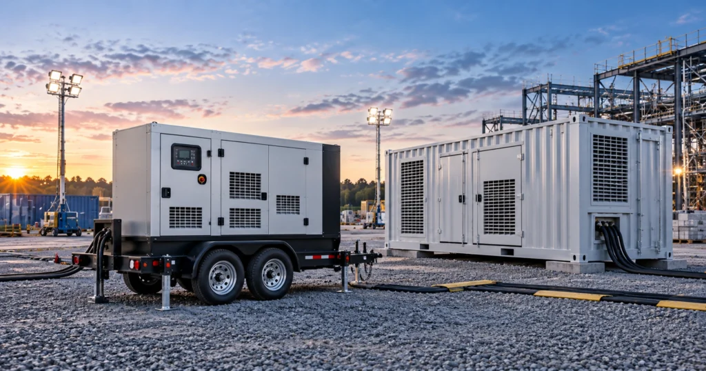 Mobile and Trailer-Mounted Generators for Flexible Power Supply